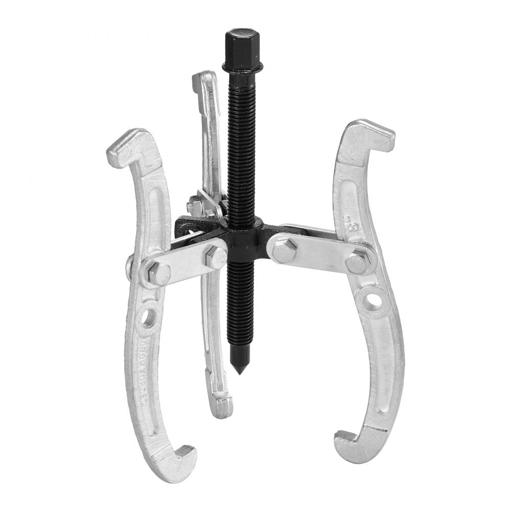 VEVOR Gear Puller Set, 3 in/4 in/6 in/8 in 3 Jaw Bearing Puller with Reversible Jaws, 2 Jaw/3 Jaw Pulley Puller Tool, 4 PCS Heavy Duty Bearing Puller Tool Kit for Pulley Gear Bearing Flywheel Removal