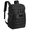 Cooler Bag, 25L Insulated Lunch Bag with Molle Design and Multi-pocket, 600D Cooler Lunch Box with Removable Storage Bags, Soft Cooler for Office, Picnic, Hiking, Beach or Beverage, Black