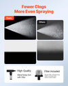 VEVOR Stand Airless Paint Sprayer, 650W, 3000PSI High Pressure Airless Sprayer with Cart, Cleaning Brush, Hose, Extension Rod, Nozzles, Electric Spray Paint Machine for House Exterior and Interior