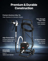 VEVOR Stand Airless Paint Sprayer, 650W, 3000PSI High Pressure Airless Sprayer with Cart, Cleaning Brush, Hose, Extension Rod, Nozzles, Electric Spray Paint Machine for House Exterior and Interior