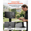 VEVOR Post Mount Mailbox, Anti-Pry & Anti-Theft Mailboxes for Outside, Heavy Duty Lockable Mail Box with Magnetic Door, Weather-Resistant Metal Post Box for House Outside 21.06 x 10.63 x 11.22 in