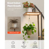 VEVOR Plant Stand Indoor with Grow Lights, 63 in Tall 6-Tiered Lighted Plant Shelf, 2 Pack Metal Corner Plants Holder, 3 Timer & 10 Brightness, Half-Moon Shaped Flower Display Rack for Living Room