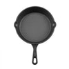 VEVOR Cast Iron Skillet, 3-Piece Frying Pan Set (6, 8, 10 in), Heavy-Duty Skillets with Heat-Resistant Handle, Pre-Seasoned Chef's Pan, Kitchen Cookware, for Oven, Gas, Electrical, Induction, Black