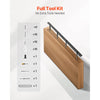 VEVOR Floating Shelf Bracket 1 Pack, 230 lbs/104 kg Weight Capacity, 43x6.2x1.5 inch / 1092.2x157.4x38.1 mm, Heavy Duty Hidden Shelf Brackets Support, Wall Mounting Invisible Floating Shelves Bracket