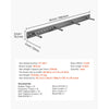 VEVOR Floating Shelf Bracket 1 Pack, 230 lbs/104 kg Weight Capacity, 46x6.2x3 inch / 1168.4x157.4x76.2 mm, Heavy Duty Hidden Shelf Brackets Support, Wall Mounting Invisible Floating Shelves Bracket