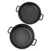 VEVOR Cast Iron Dutch Oven, 2-in-1 Pre-Seasoned Pot with Skillet Lid, 5QT Cookware Pan with Proofing Basket, Bread Baking Accessories, Bread-Oven Compatible 500℉