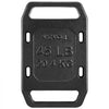 VEVOR Cast Iron Ruck Weights for Backpack, 45LB Single Ruck Plate, Weight Plate with Smooth Handle, Textured Finish for Rucking, Hiking, Swings, Strength Training, Weightlifting, Fitness Workout