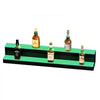 VEVOR LED Lighted Liquor Bottle Display, 2 Tiers 40 Inch Commercial Illuminated Home Bar Shelf, 2 Steps Whiskey Rack Stand, Acrylic Drink Shelves with RF Remote & App Control, and Multicolor lighting