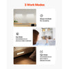 VEVOR Under Cabinet Lighting, 2 PCS, 62 LED Motion Sensor Lights, Rechargeable Battery Operated Closet Lights with Remote Control, Wireless Under Counter Light for Cabinets, Bookshelf, Stair, Hallway