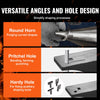 VEVOR Single Horn Anvil, 66Lbs Cast Steel Anvil, High Hardness Rugged Round Horn Anvil Blacksmith, with Round and Square Hole, Large Countertop and Stable Base, Metalsmith Tool for Bending and Shaping