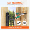 VEVOR Natural Bamboo Slat Screening, Eco-Friendly Privacy Bamboo Slat Fence, 3 ft H x 19.6 ft L Decorative Bamboo Screen Panel, for Garden, Backyard, Balcony, Patio, Pool Side