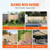 VEVOR Natural Bamboo Slat Screening, Eco-Friendly Privacy Bamboo Slat Fence, 3 ft H x 19.6 ft L Decorative Bamboo Screen Panel, for Garden, Backyard, Balcony, Patio, Pool Side