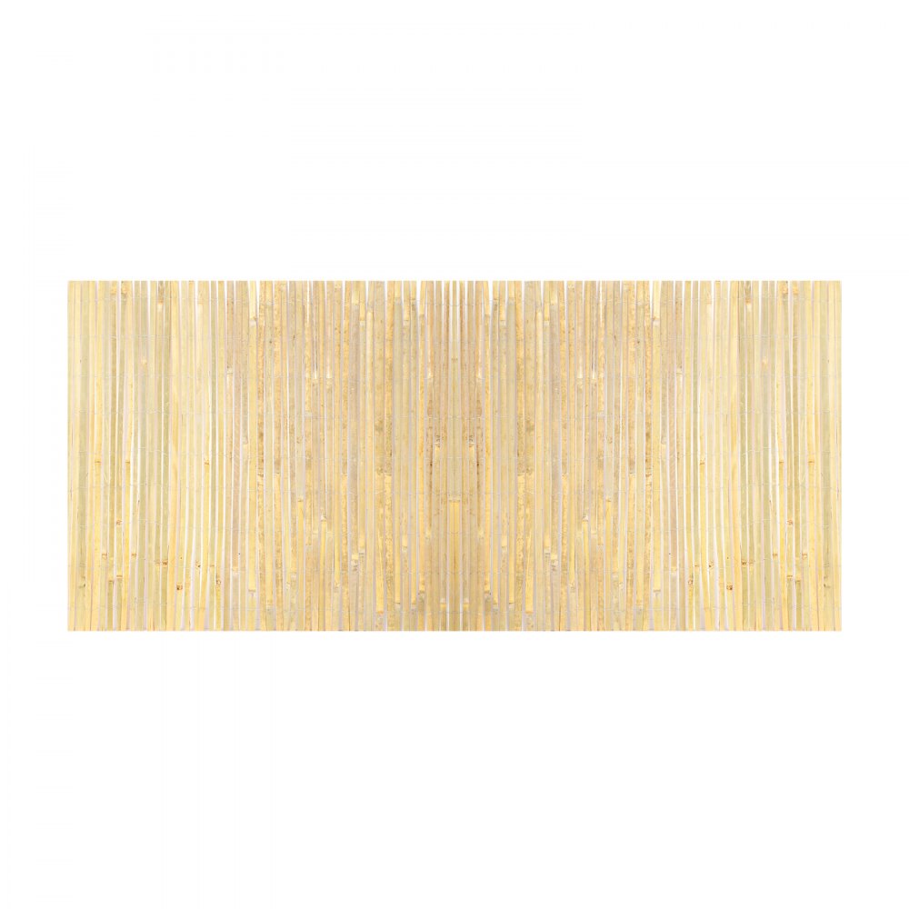 VEVOR Natural Bamboo Slat Screening, Eco-Friendly Privacy Bamboo Slat Fence, 3 ft H x 19.6 ft L Decorative Bamboo Screen Panel, for Garden, Backyard, Balcony, Patio, Pool Side