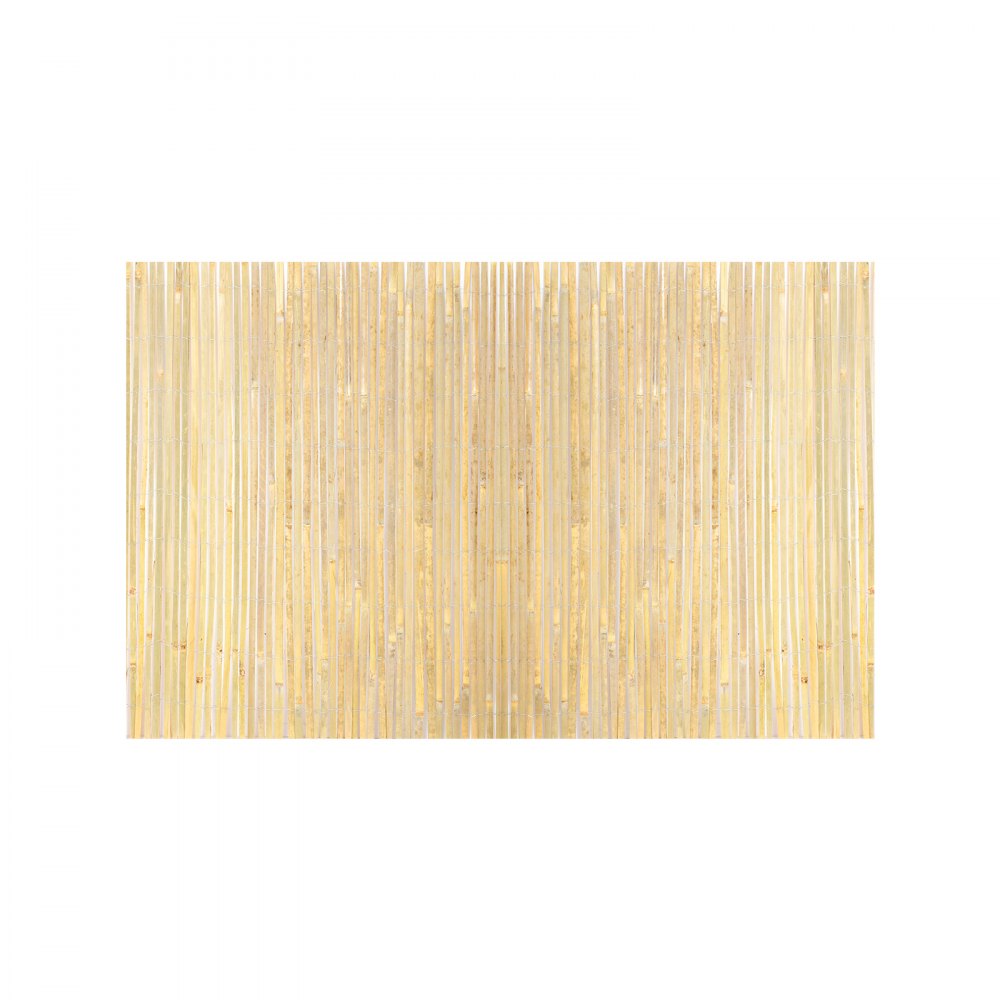 VEVOR Natural Bamboo Fence Privacy Screen, Eco-Friendly Privacy Bamboo Slat Fence, 6 ft H x 13 ft L Decorative Bamboo Screen Panel, for Garden, Backyard, Balcony, Patio, Pool Side