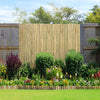 VEVOR Natural Rolled Bamboo Fence, Eco-Friendly Bamboo Privacy Fence 4 ft H x 6 ft L x 0.75 in D. , Decorative Bamboo Privacy Screen for Garden, Backyard, Balcony, Patio, Pool Side
