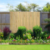 VEVOR Natural Rolled Bamboo Fence, Eco-Friendly Bamboo Privacy Fence 6 ft H x 8 ft L x 0.75 in D. , Decorative Bamboo Privacy Screen for Garden, Backyard, Balcony, Patio, Pool Side