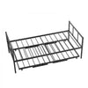 VEVOR Twin Daybed with Pop Up Trundle Metal Twin Daybed Frame Rectangular, for Living Room Bedroom Guest Room, Space Saving, Heavy-Duty Metal Sofa Bed Support, 2 Lockable Casters, Easy Assembly, Black