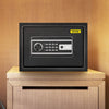 VEVOR Safe Box, 0.8 CU.FT Fingerprint Safe Box for Money with 2 Keys & Digital Keypad, Q235 Steel Safe Box for Storing Cash, Jewelry, Pistols, Documents, Watches in Home & Office & Hotel