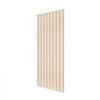 VEVOR Accordion Door, 47 x 78 inch, Blackout Fabric Folding Magnetic Door Curtain, with Hanging Hooks, Interior Room Divider for Doorways, Closets, Bedrooms, Bathrooms, Living Rooms, Beige, 1 Panel