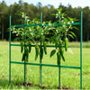 VEVOR Garden Stakes, 50 Pack, 46.06 inch, Plastic Coated Metal Tomato Stakes, Garden Sticks for Plants Support, with Pointed End and Non-Slip Bumps for Growing Climbing Plants, Outdoor Vegetables