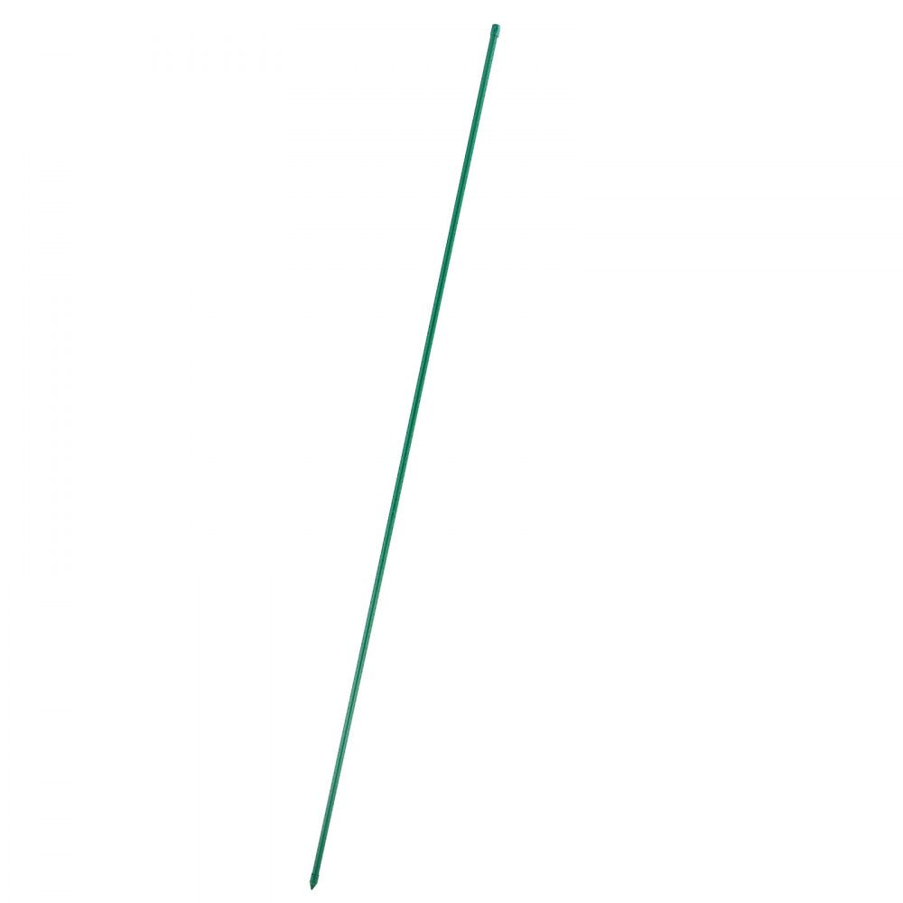 VEVOR Garden Stakes, 50 Pack, 57.28 inch, Plastic Coated Metal Tomato Stakes, Garden Sticks for Plants Support, with Pointed End and Non-Slip Bumps for Growing Climbing Plants, Outdoor Vegetables