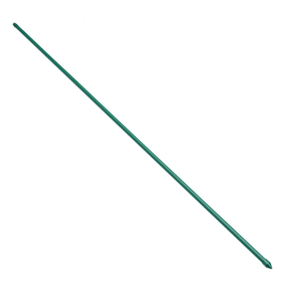 VEVOR Garden Stakes, 50 Pack, 57.28 inch, Plastic Coated Metal Tomato Stakes, Garden Sticks for Plants Support, with Pointed End and Non-Slip Bumps for Growing Climbing Plants, Outdoor Vegetables