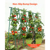 VEVOR Garden Stakes, 25 Pack, 70.87 inch, Plastic Coated Metal Tomato Stakes, Garden Sticks for Plants Support, with Pointed End and Non-Slip Bumps for Growing Climbing Plants, Outdoor Vegetables