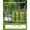 VEVOR Garden Stakes, 50 Pack, 70.87 inch, Plastic Coated Metal Tomato Stakes, Garden Sticks for Plants Support, with Pointed End and Non-Slip Bumps for Growing Climbing Plants, Outdoor Vegetables