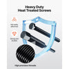 VEVOR Power Steering Pump Pulley Puller/Installer Tool Set, Compatible with Ford, GM V6, and VW Vehicles, Pump Pulley Remover Installer Tools, for Removing and Installing Power Steering Pump Pulleys