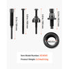 VEVOR Power Steering Pump Pulley Puller/Installer Tool Set, Compatible with Ford, GM V6, and VW Vehicles, Pump Pulley Remover Installer Tools, for Removing and Installing Power Steering Pump Pulleys
