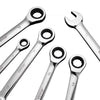 VEVOR Combination Wrench Set, 16-Piece Ratcheting Wrench Set with Organizer Rack, Cr-V Steel Wrench Set Metric 8 mm to 24 mm, Ideal for General Household, Garage, Workshop, Auto Repairs, Emergency