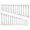 VEVOR Combination Wrench Set, 32-Piece SAE and Metric, 12-Point Box End and 15° Angled Open End Combination Wrenches with Roll Up Pouch, Carbon Steel, for General Household and Automotive Repairs