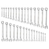 VEVOR Combination Wrench Set, 32-Piece SAE and Metric, 12-Point Box End and 15° Angled Open End Combination Wrenches with Roll Up Pouch, Carbon Steel, for General Household and Automotive Repairs