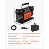 VEVOR Dual-Cylinder Heavy Duty Air Compressor, 10.6CFM Auto-Stop Portable Tire Inflator, 12V 150PSI Offroad Air Pump with LCD Digital Display & Adapters for Truck Car SUV 4 x 4 Vehicle RV