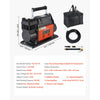 VEVOR 12V Heavy Duty Air Compressor, Auto-Stop Portable Tire Inflator with LCD Digital Display, 7.14 CFM 150PSI Offroad Air Pump with Adapters for Trucks Car SUV 4 x 4 Vehicle RV