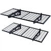 VEVOR Garage Storage Shelving, 2 Pack, 4 x 2 ft Heavy Duty Garage Shelves Wall Mounted, 502 lbs Load Capacity(Total) Garage Storage Rack Floating Shelves, Suitable for Shop, Shed, Garage Storage