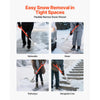 VEVOR Snow Shovel for Driveway, 14 in Wide Aluminum Alloy Snow Shovel with D-shaped Handles, Large Capacity Snowplow Shovels, Lightweight Snows Removal Tool for Garden Car Camping