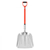 VEVOR Snow Shovel for Driveway, 14 in Wide Aluminum Alloy Snow Shovel with D-shaped Handles, Large Capacity Snowplow Shovels, Lightweight Snows Removal Tool for Garden Car Camping