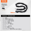 VEVOR Bike Chain Lock, 3.94 Ft Combination Bicycle Chain Lock with 3 Keys, Heavy Duty Anti-Theft High Security Bike Locks, Perfect for Bike, Motorcycle, Scooter, Bicycle, Door, Fence or Gate, 10mm