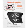 VEVOR Triathlon Bike Travel Bag, Transport Bicycle Storage Carry Bag with TSA Lock & Dual Zipper, Triathlon Bicycle Case Max. Wheelbase 42 in for Travel, Outdoor Use, Train Airplane Subway Transport
