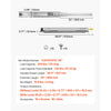 VEVOR Heavy Duty Drawer Slides 36inch, 1 Pair Locking Drawer Slides 250lbs Load Capacity, Side Mount Ball Bearing, 3-Fold Full Extension