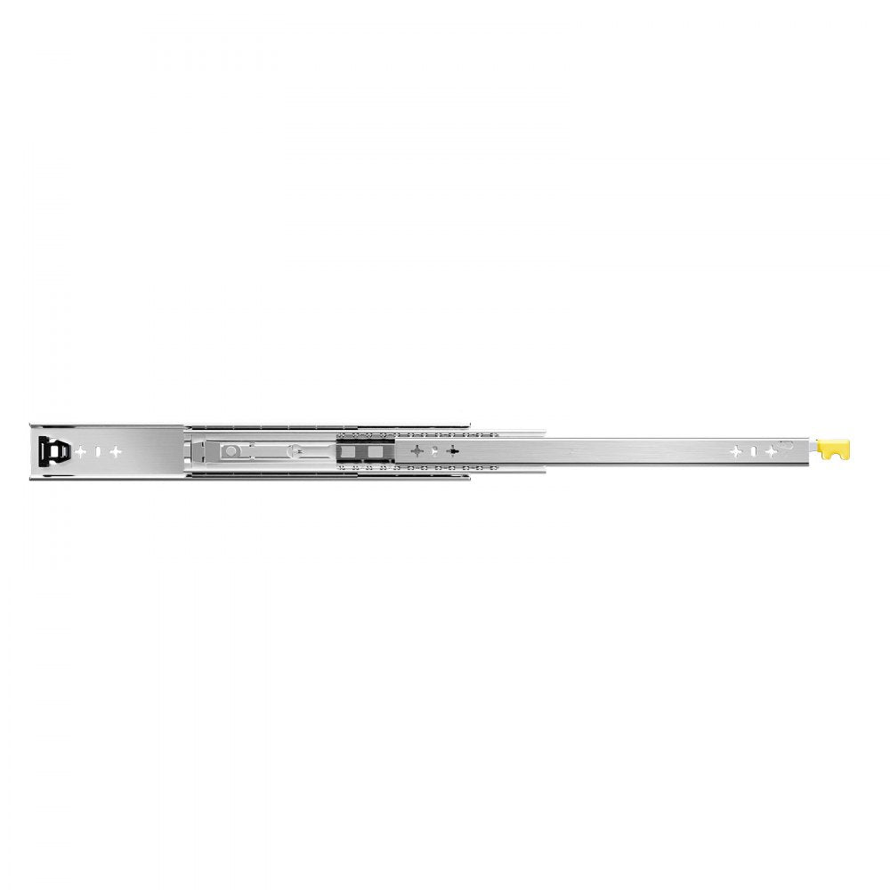VEVOR Heavy Duty Drawer Slides 36inch, 1 Pair Locking Drawer Slides 250lbs Load Capacity, Side Mount Ball Bearing, 3-Fold Full Extension
