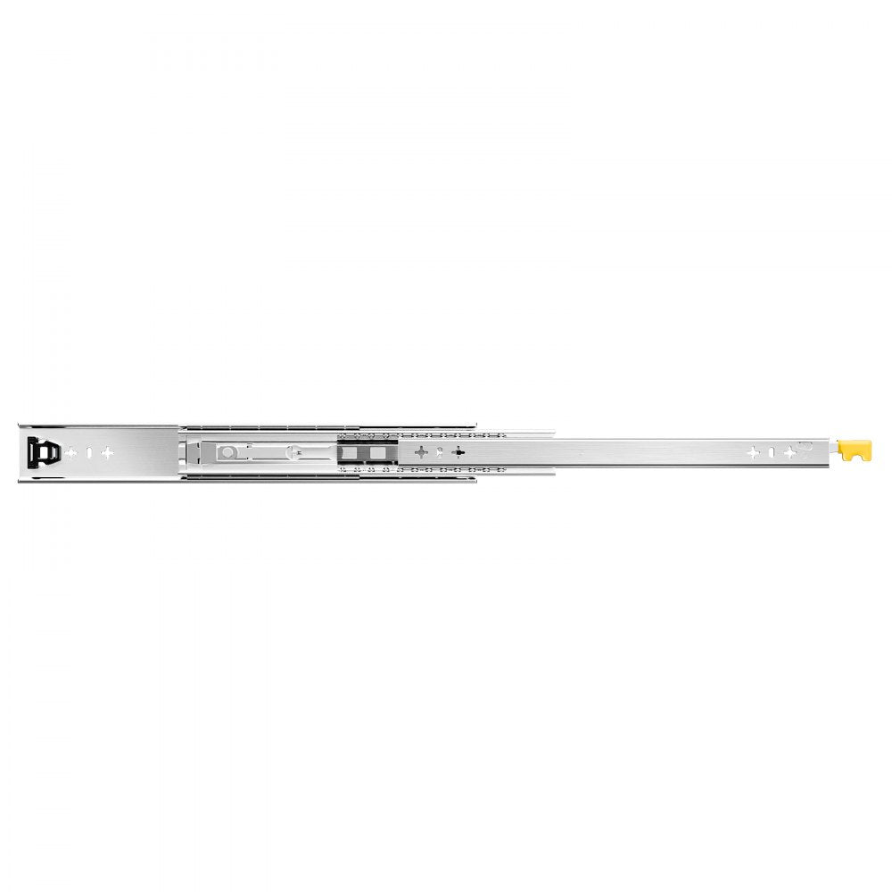 VEVOR Heavy Duty Drawer Slides 60inch, 1 Pair Locking Drawer Slides 250lbs Load Capacity, Side Mount Ball Bearing, 3-Fold Full Extension