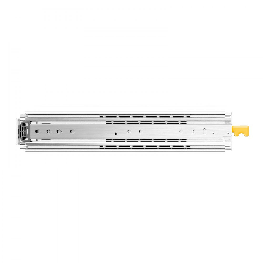 VEVOR 1 Pair Full Extension Drawer Slides 18 20 22 28 30 32 36 38 40 44 48 52 56 60 in, 500 lbs Load Capacity Locking Drawer Slides, Ball Bearing with Lock Side Mount Drawer Slide Rail
