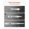 VEVOR 1 Pair Full Extension Drawer Slides 18 20 22 28 30 32 36 38 40 44 48 52 56 60 in, 500 lbs Load Capacity Locking Drawer Slides, Ball Bearing with Lock Side Mount Drawer Slide Rail