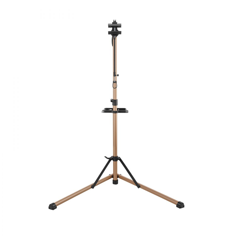 VEVOR Bike Repair Stand, 88 lb Heavy-duty Bicycle Work Stand with 41.3-59.8 in Adjustable Height & Magnetic Tool Tray, Foldable Bicycle Maintenance Rack, Shop Home Mechanics for Mountain & Road Bike