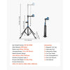 VEVOR Bike Repair Stand, 66 lb Heavy-duty Bicycle Work Stand with 32.8-56.6 in Adjustable Height & Magnetic Tool Tray, Foldable Bicycle Maintenance Rack, Shop Home Mechanics for Mountain & Road Bike
