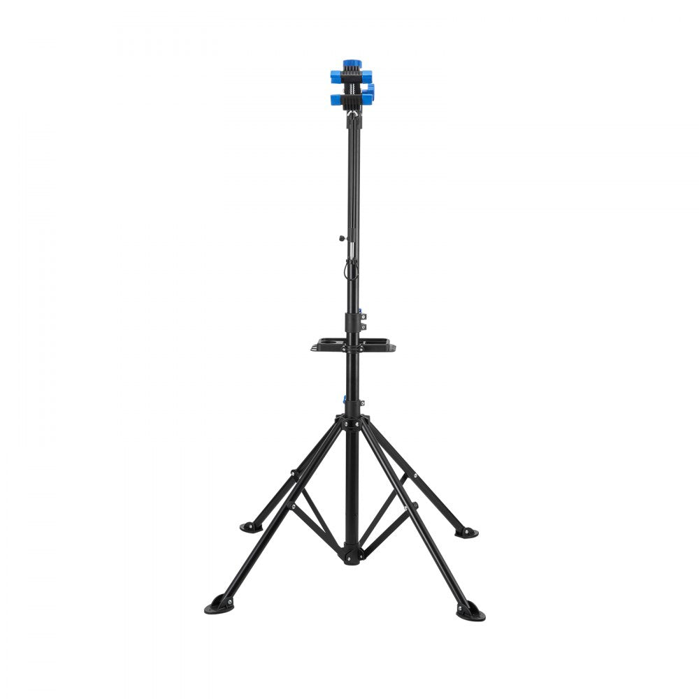 VEVOR Bike Repair Stand, 66 lb Heavy-duty Bicycle Work Stand with 32.8-56.6 in Adjustable Height & Magnetic Tool Tray, Foldable Bicycle Maintenance Rack, Shop Home Mechanics for Mountain & Road Bike