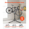 VEVOR Bike Repair Stand, 85 lb Heavy-duty Bicycle Work Stand with 40.7-64.1 in Adjustable Height & Magnetic Tool Tray, Foldable Bicycle Maintenance Rack, Shop Home Mechanics for Mountain & Road Bike