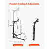 VEVOR Bike Repair Stand, 85 lb Heavy-duty Bicycle Work Stand with 40.7-64.1 in Adjustable Height & Magnetic Tool Tray, Foldable Bicycle Maintenance Rack, Shop Home Mechanics for Mountain & Road Bike